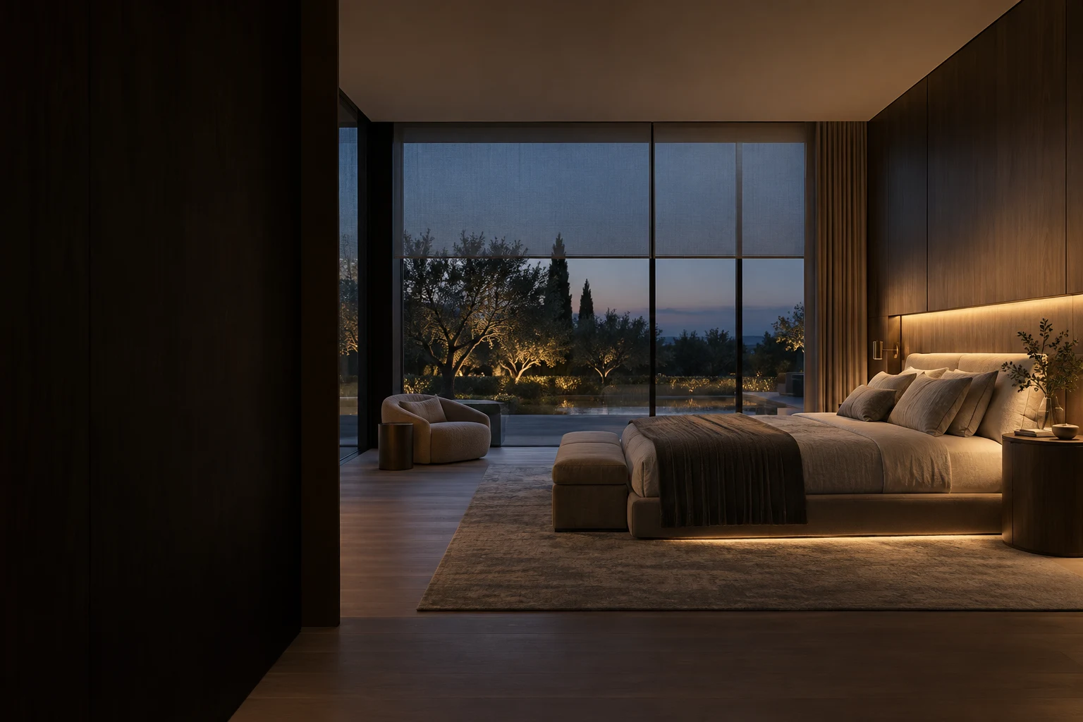 Bedrooms lighting concept