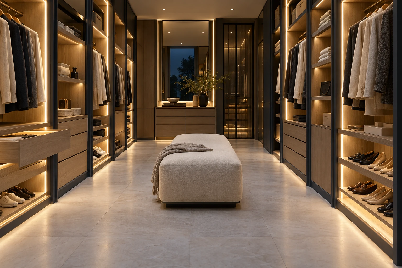 Closets lighting concept
