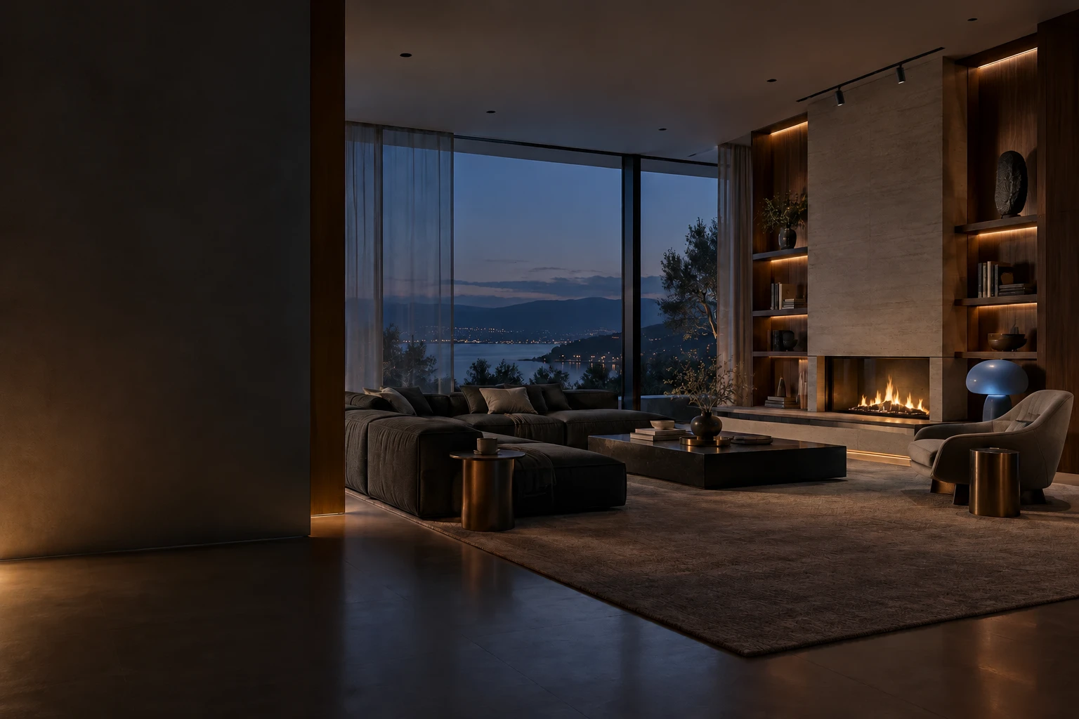 Living spaces lighting concept